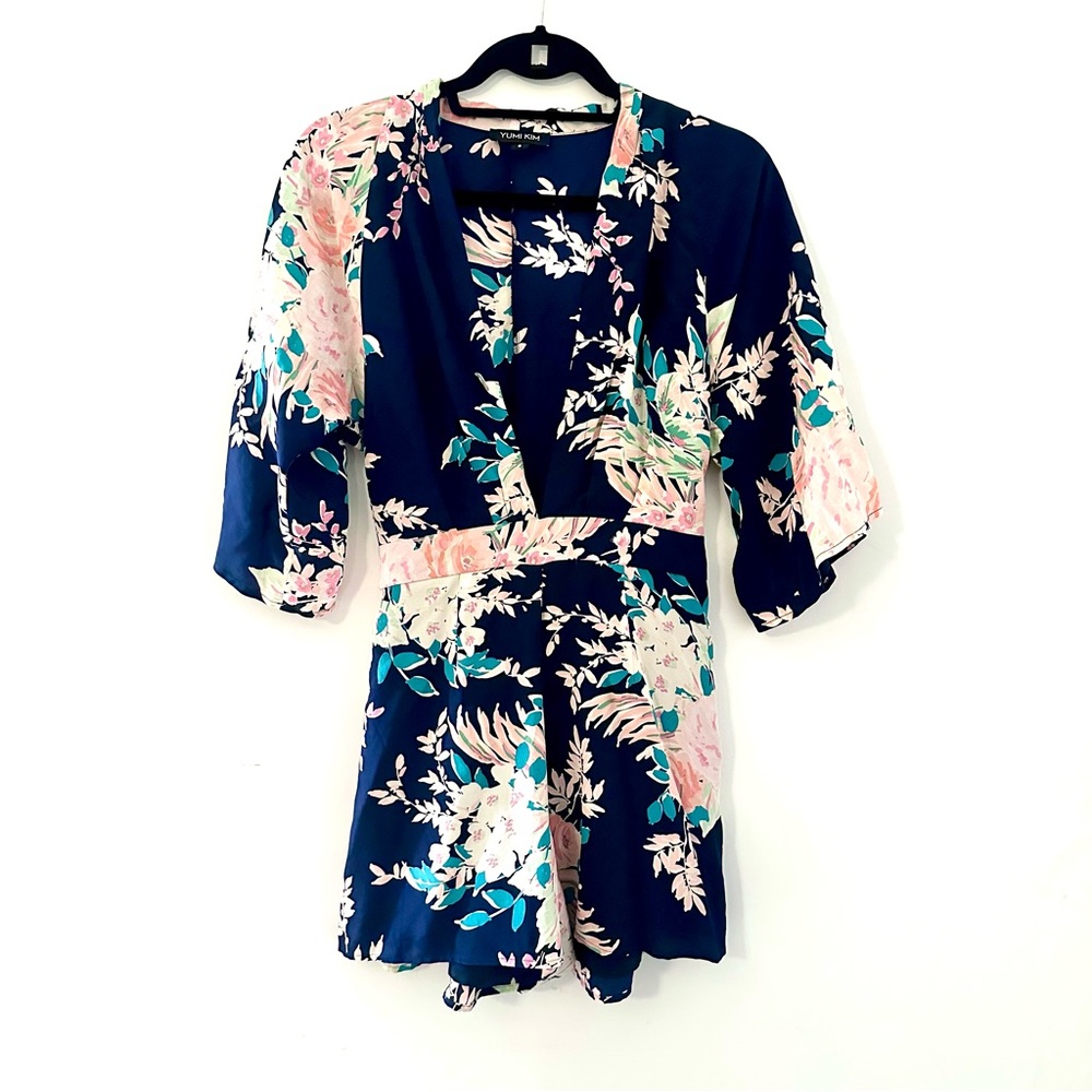 Yumi Kim Navy Floral Romper